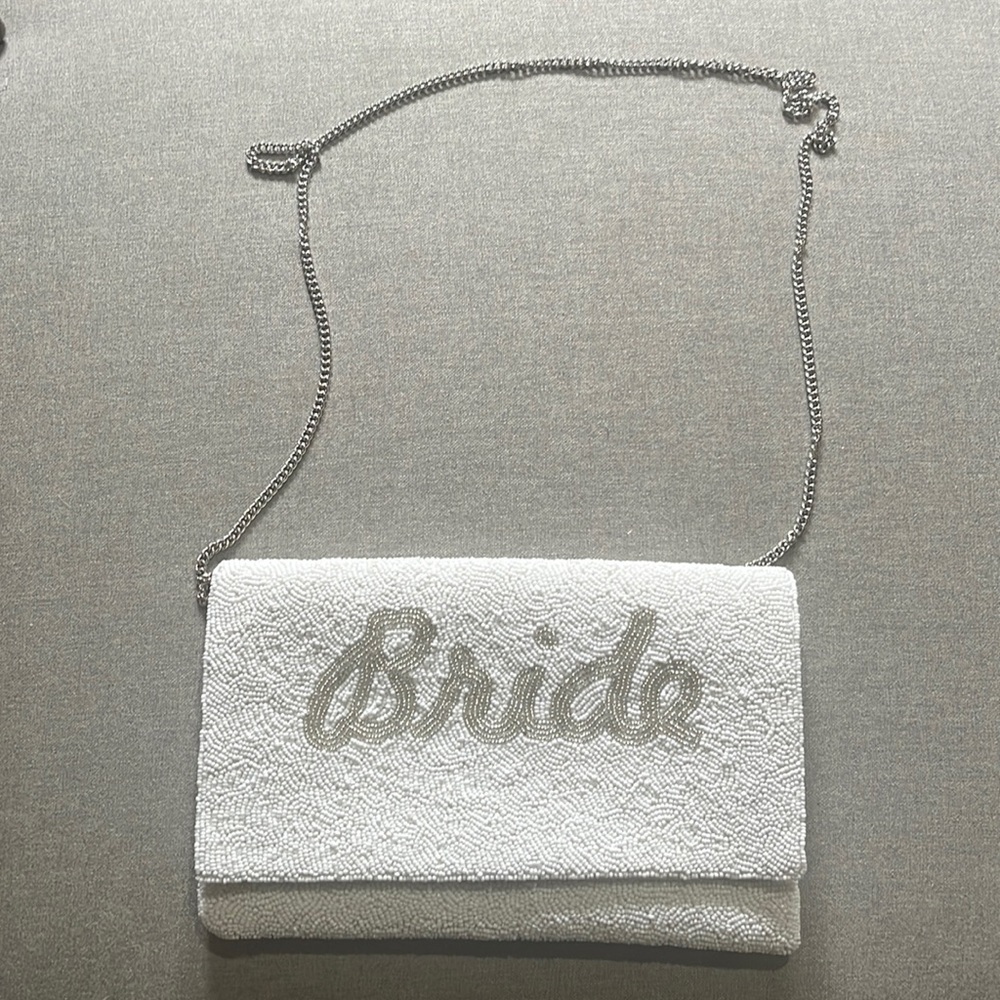 Beaded Bridal Bachelorette Party Crossbody Purse